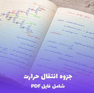 جزوه انتقال حرارت (شامل فایل PDF) – منبع کامل برای یادگیری اصول انتقال حرارت
