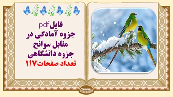 جزوه آمادگی در مقابل سوانح  جزوه دانشگاهی