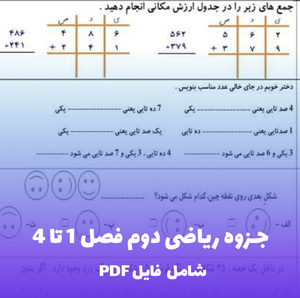جزوه ریاضی دوم فصل 1 تا 4 | دانلود PDF کامل و دقیق
